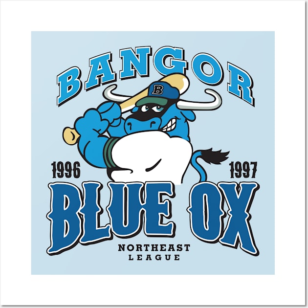 Bangor Blue Ox Wall Art by MindsparkCreative